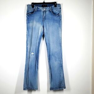 Seven7 Faded Blue Jeans 8 EUC